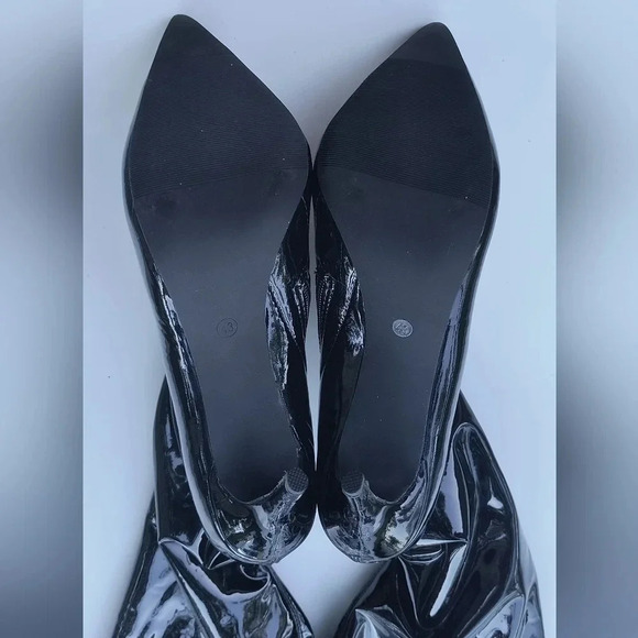 Camssoo Women's Thigh High Patent Leather Stiletto Boots 43, 9 1/2-10 - Picture 3 of 8